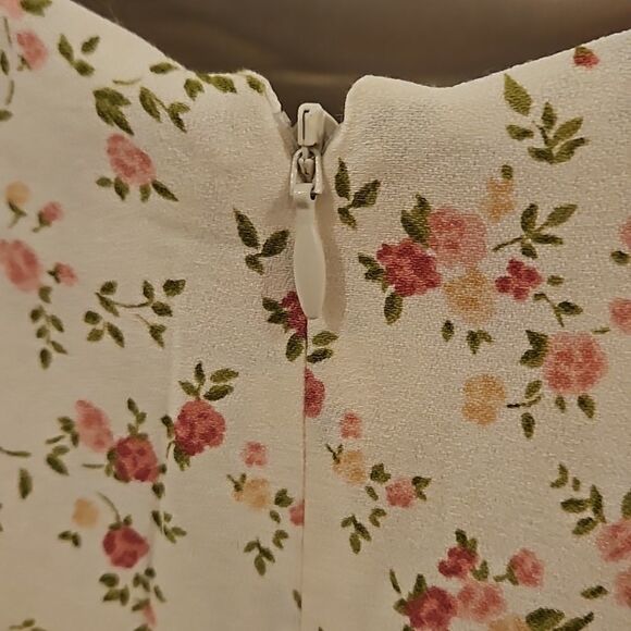 💕REFORMATION💕 Lacey Dress ~ Boheme Pink Micro-Floral Print 2 NWT - Picture 12 of 15